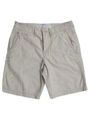 AMERICAN EAGLE Men's Prep Length Khaki Chino Shorts - Size 32
